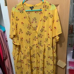 COPY - Yellow high low blouse torrid 4
